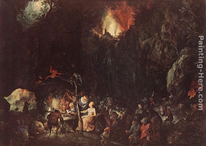 Jan the elder Brueghel Temptation of St Anthony